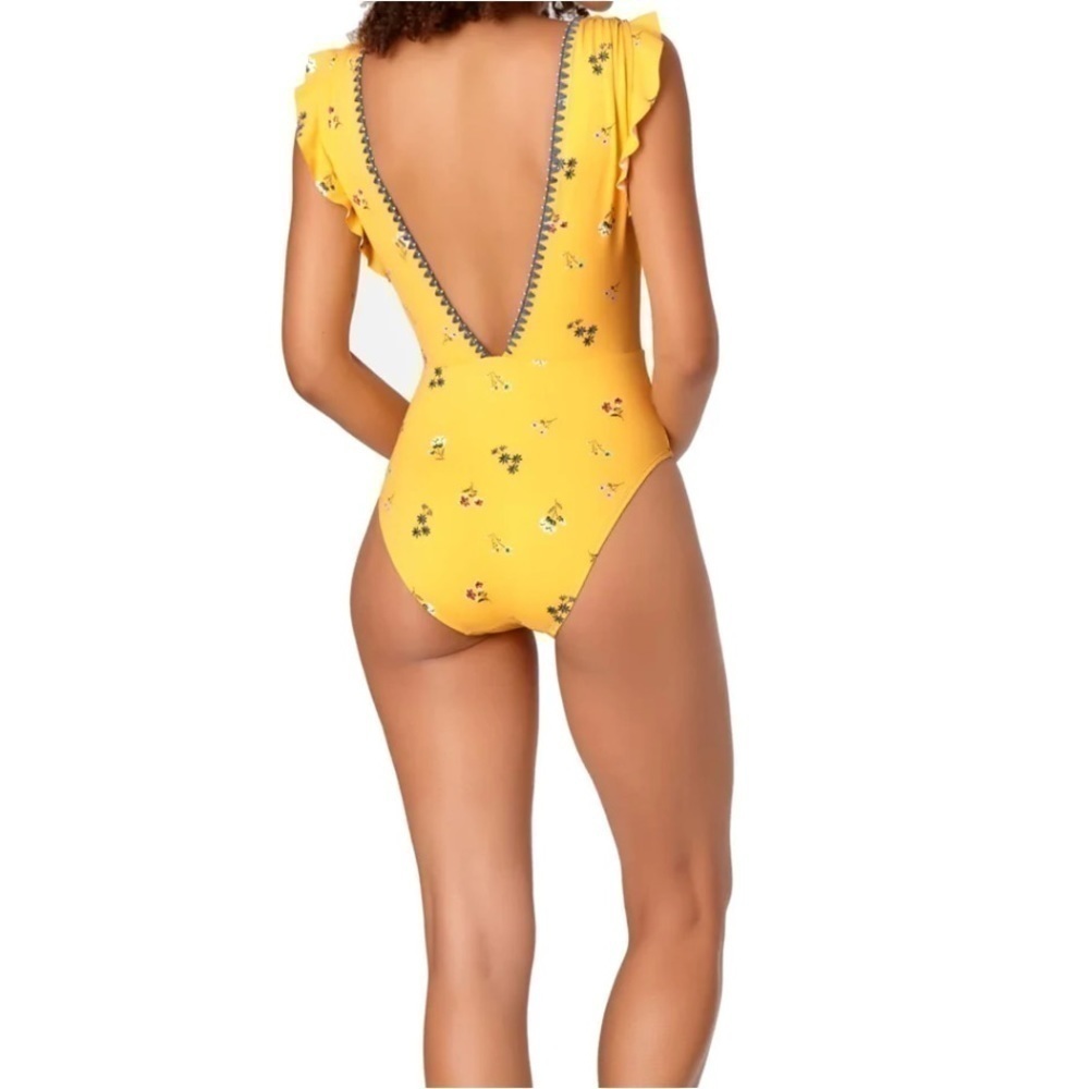 Anne Cole Studio Flounce V Neck One Piece Swimsuit — image 3 of 8